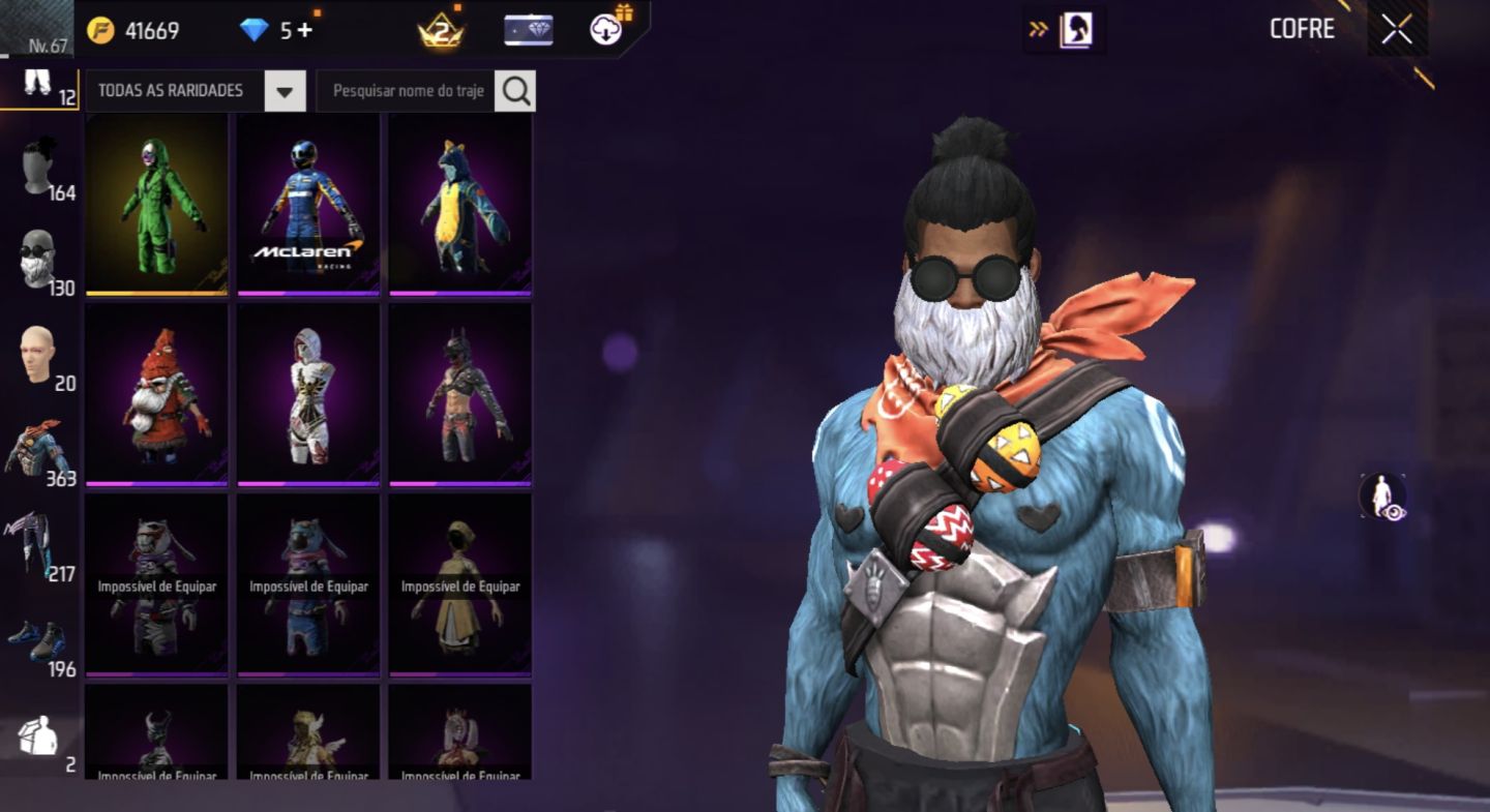Conta de free fire com angelical bandeirao top criminal ump e xm8 att perm