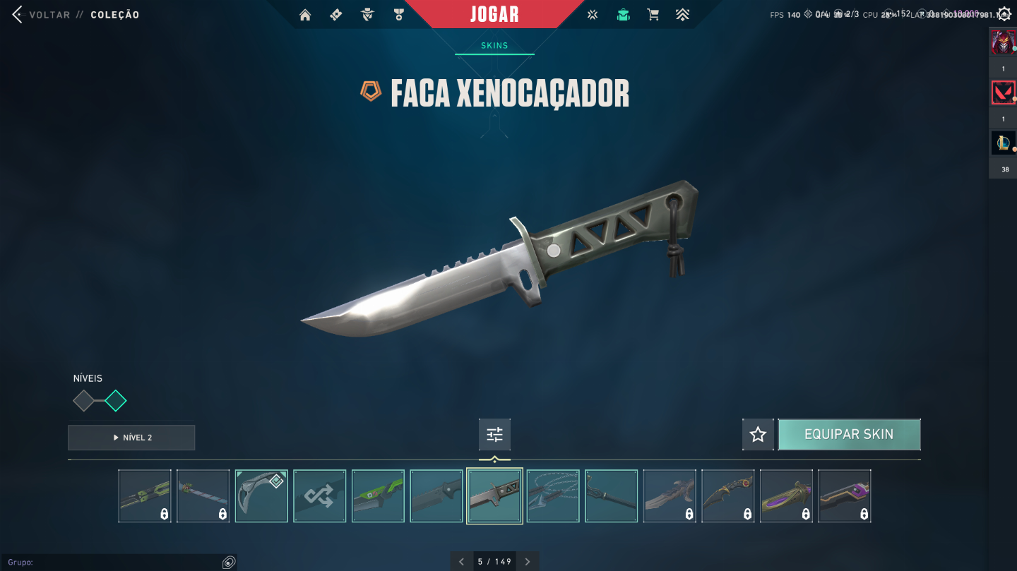 CONTA VALORANT ASCENDENTE 1 + SKINS - FULL ACESSO