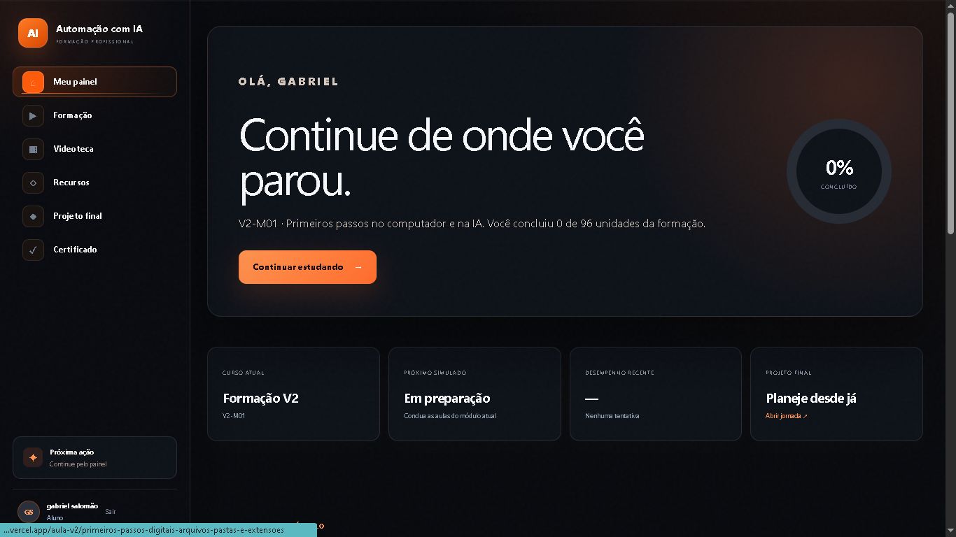 Automação com IA | Curso + Plataforma