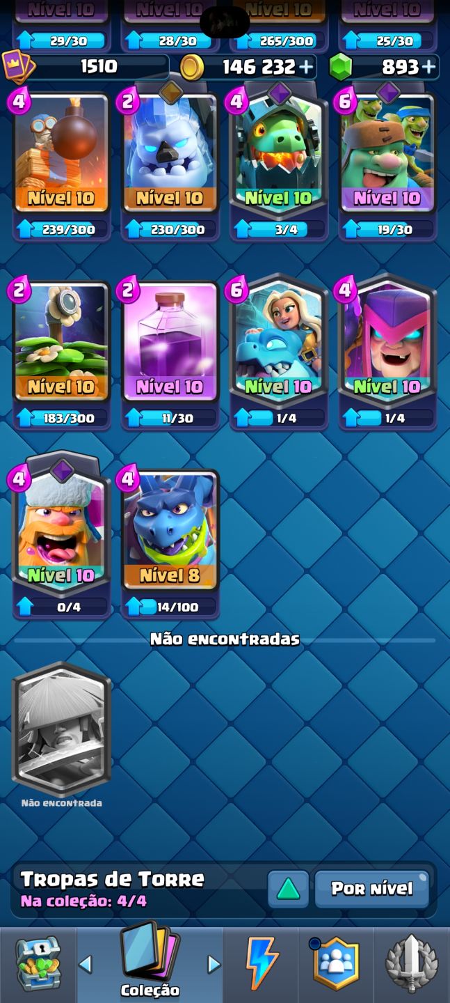 Conta de Clash Royale arena 25.