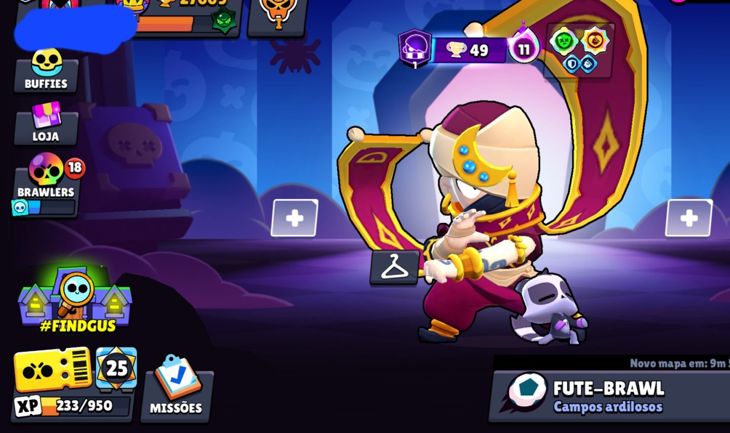 CONTA BRAWL STARS MUITO UPADA
