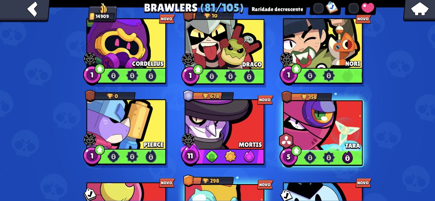 CONTA BRAWL STARS(MELHOR PREÇO) SPIKE,CHESTER,SANDY