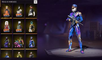 Conta de free fire, muito braba para jogar