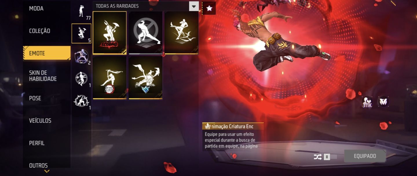 CONTA FREE FIRE SEGUNDO PASSE E ANGELICAL