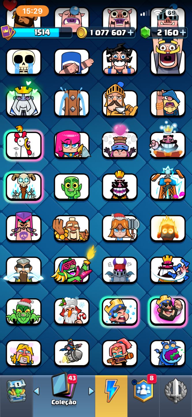 CONTA CLASH ROYALE