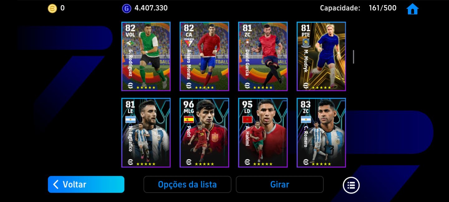 Conta Efootball Mobile forte