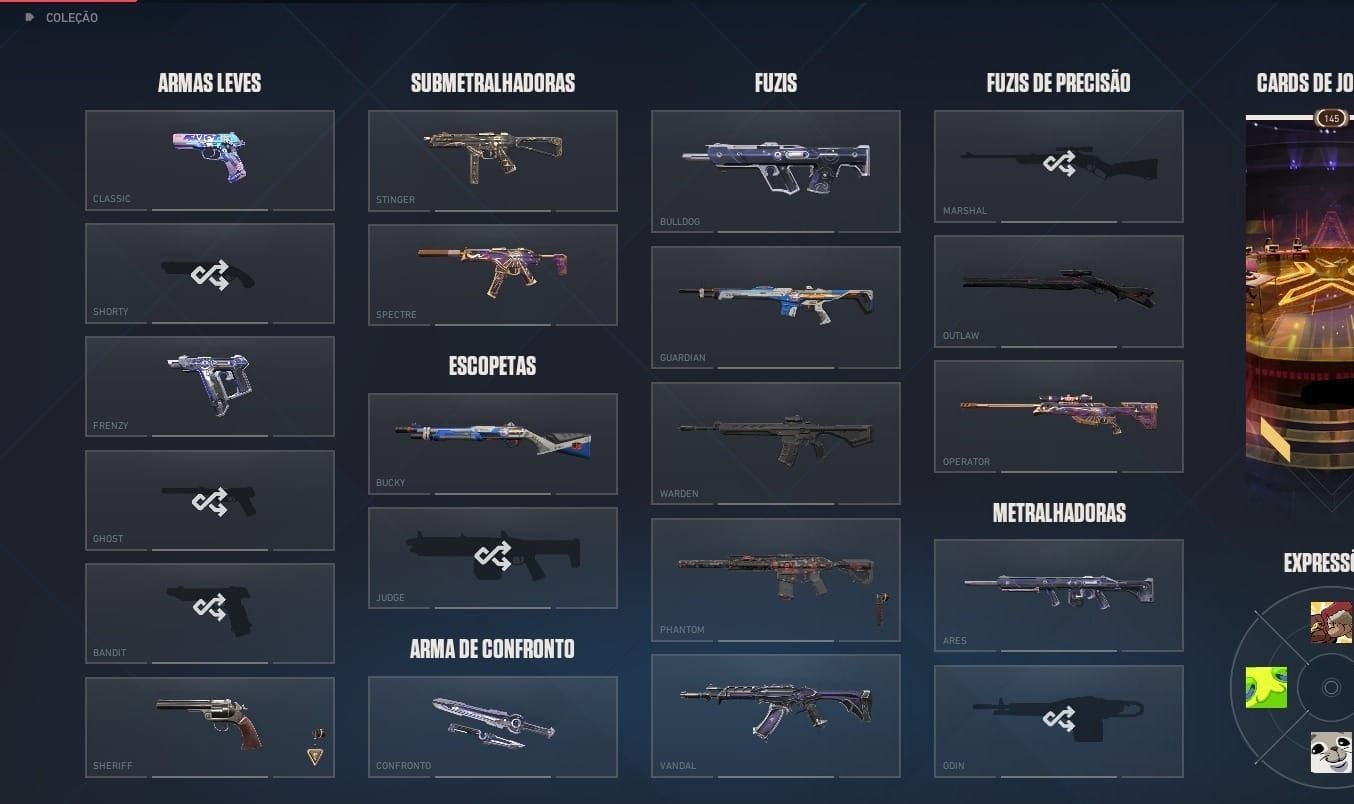 Conta Valorante Full Acesso com phantom reconhecimento e mais