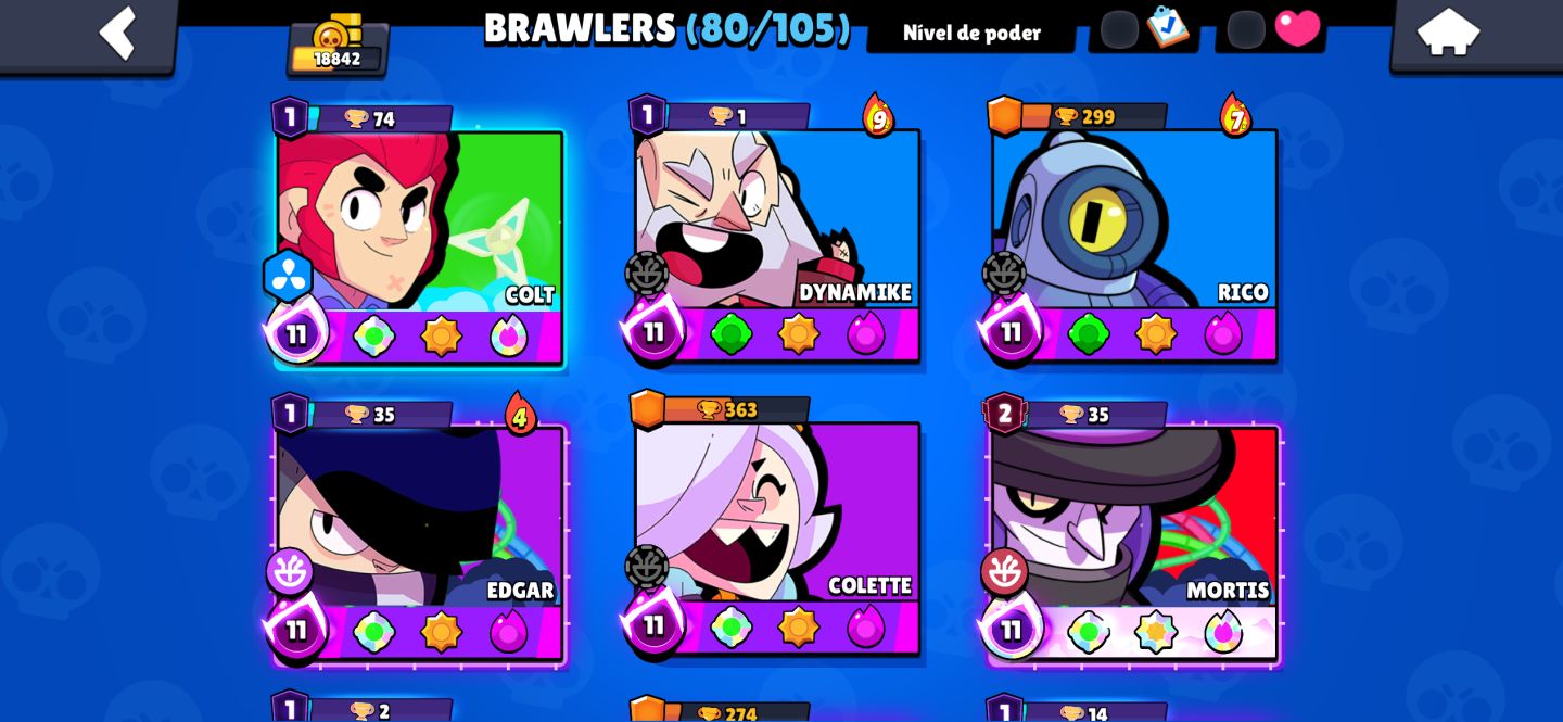 [ PROMOÇÃO ! CONTA DE BRAWL STARS 18K DE TROFÉUS | 80 BRAWLERS]
