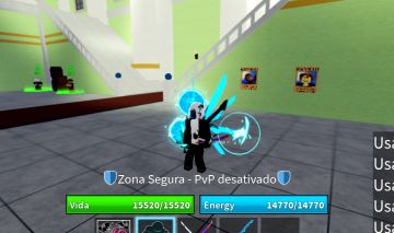 Conta blox fruits com dragon perm e portal e todos os itens