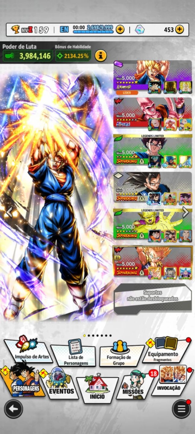 Conta dragon ball legends Full acesso boa pra começar com o competitivo