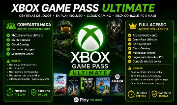 Xbox Gamepass Ultimate - Mais Barato