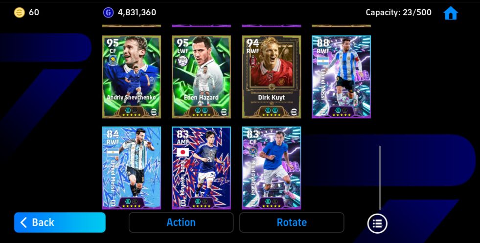 Conta Efootball | Strength 3181 | Messi - VITINHA- Bellingham +++