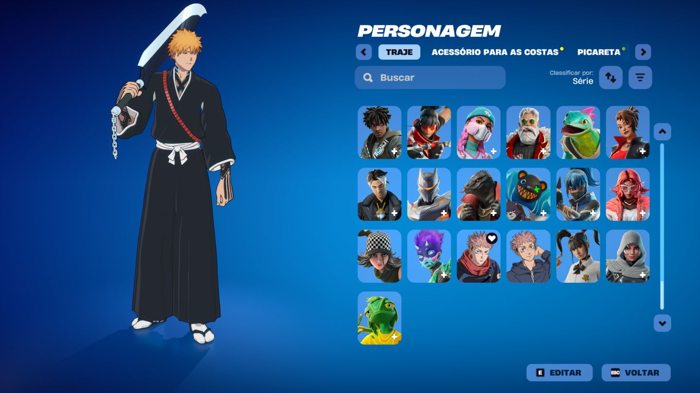 Conta fortnite com muitas skins