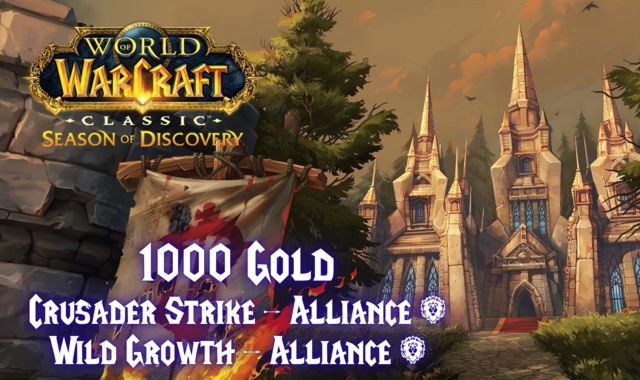 [MELHOR PREÇO] WoW Classic SoD - GOLD - Wild Growth - Alliance