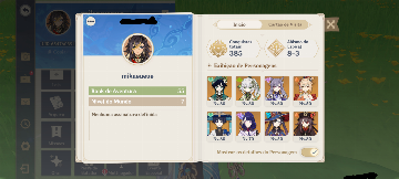 Compte EU Genshin Impact Compte Genshin Impact AR55 Sur Serveur EU - Neuf (non Utilisé) Account Genshin Impact AR55 Serveur Europe