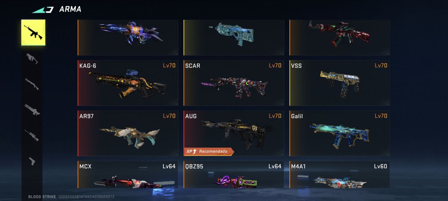 CONTA SECUNDÁRIA DE BLOOD STRIKE COM VÁRIAS SKINS ETERNAS ULTRAS