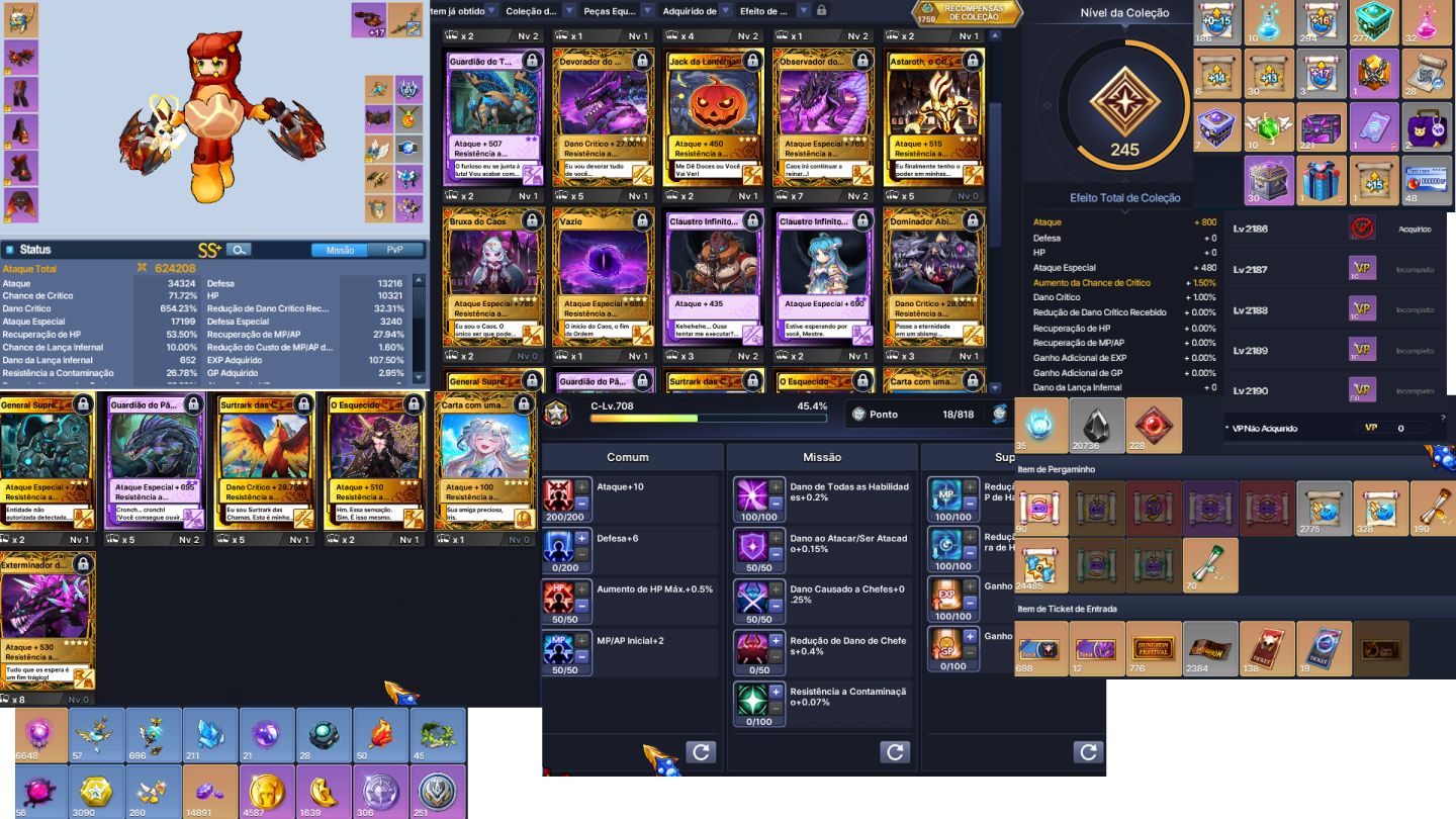 CONTA GRAND CHASE CLASSIC ENDGAME 20 CHAR 1M ++