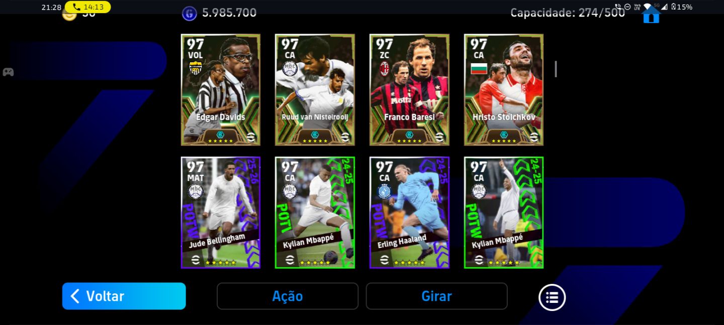 Conta de efootball 200
