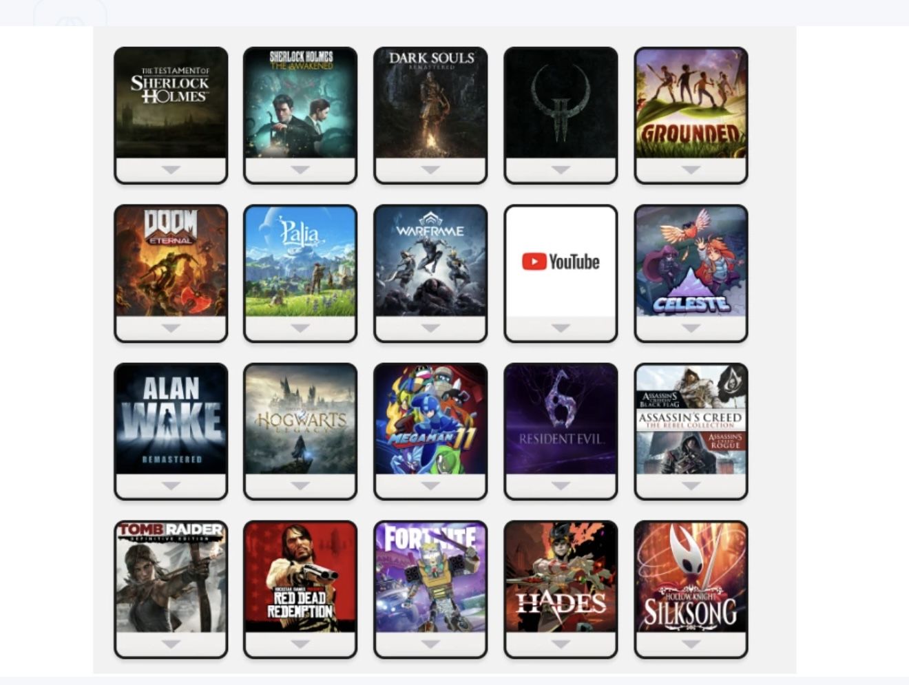 Conta com alguns jogos de nintendo switch