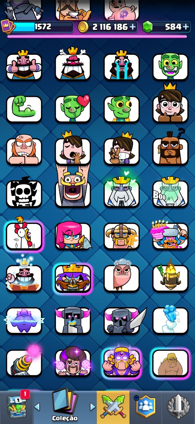 Conta de Clash Royale com 10500 troféus
