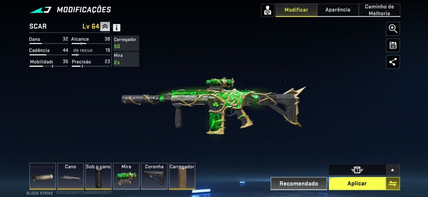 Conta de Bloodstrike. lv50 com skins eternas e ultras