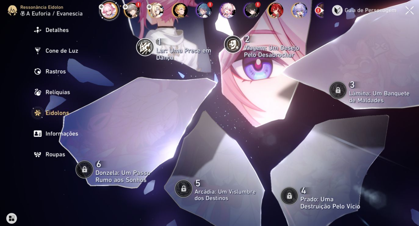 Conta Midgame - Evanescia E2S1 + Pearl E1S0 + Outros