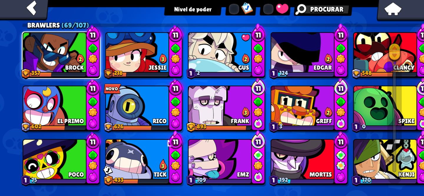 CONTA DE BRAWL STARS + CLASH ROYALE UPADAS