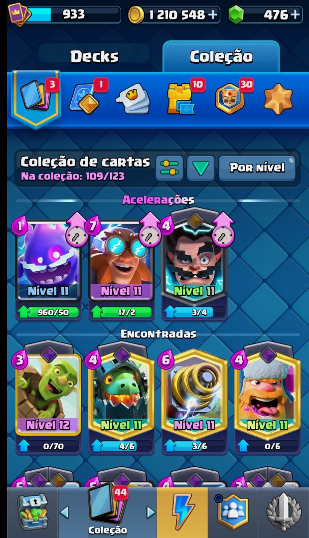 CONTA CLASH ROYALE 5100+ TROFÉUS | 1.2M OURO | FULL ACESSO