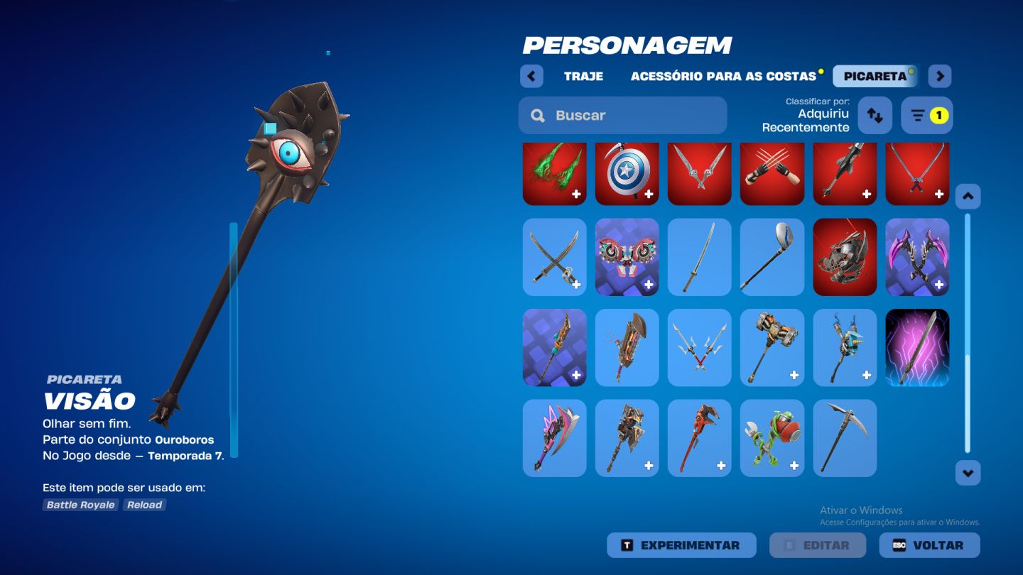 CONTA FORTNITE COMPLETA | SKINS RARAS | PASSE ATUAL!! | E VARIOS JOGOS !!