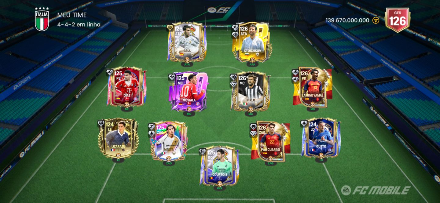 [PROMOÇÃO 5% OFF] FC MOBILE/ FIFA MOBILE GER 126 COM YAMAL GER 126 VIA EA