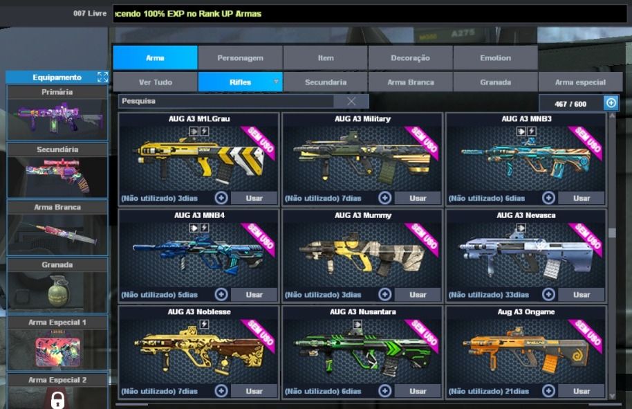 CONTA POINT BLANK GENERAL DE DIVISÃO