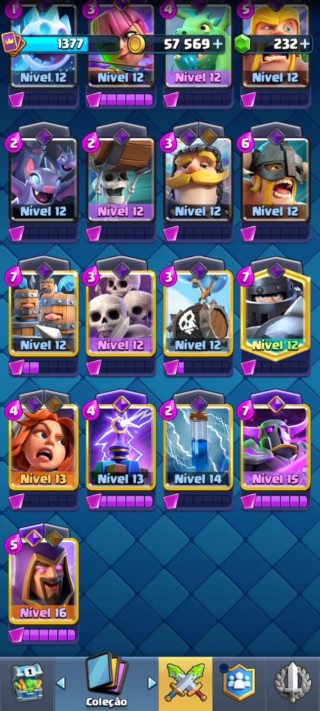 CLASH ROYALE HIGH 11.600+ TROFÉUS | MAGO E ESQUELETO G. NÍVEL 16 | CAMPEÕES TOP