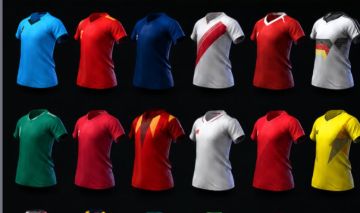 TODAS AS CAMISAS DE TIME DO FREE FIRE VIA ID (24 CAMISAS)