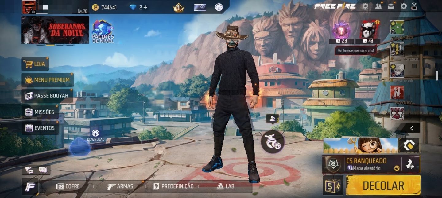 CONTA DE FREE FIRE ANTIGA & RARA