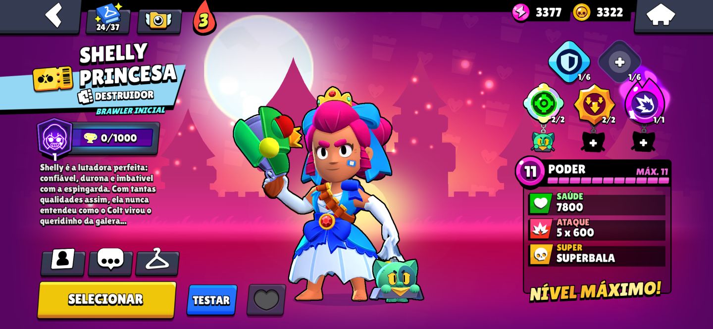 CONTA DE BRAWL STARS COM MUITAS SKINS