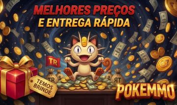 MOEDAS NO POKEMMO MELHORES PREÇOS E BRINDE É AQUI