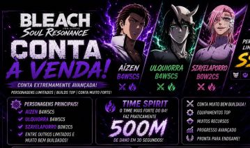 Conta de Bleach em um preço absurdo!!!