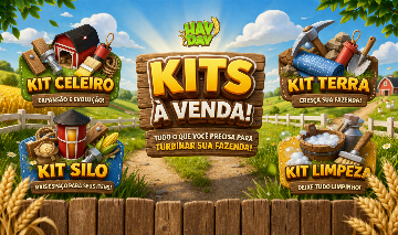 (MENOR PREÇO) KITS DE UPGRADE (CELEIRO, SILO, TERRENO) !!