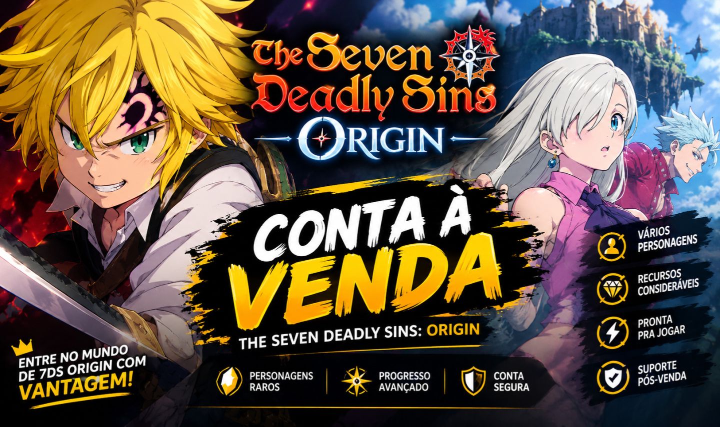 Conta 7DS origin quase full C10