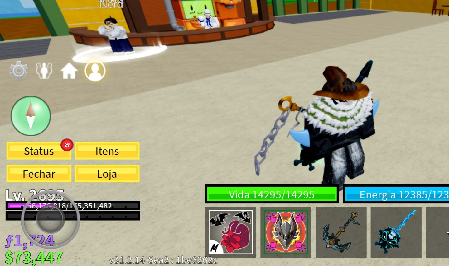 Conta de Blox Fruits com Dragon Permanente