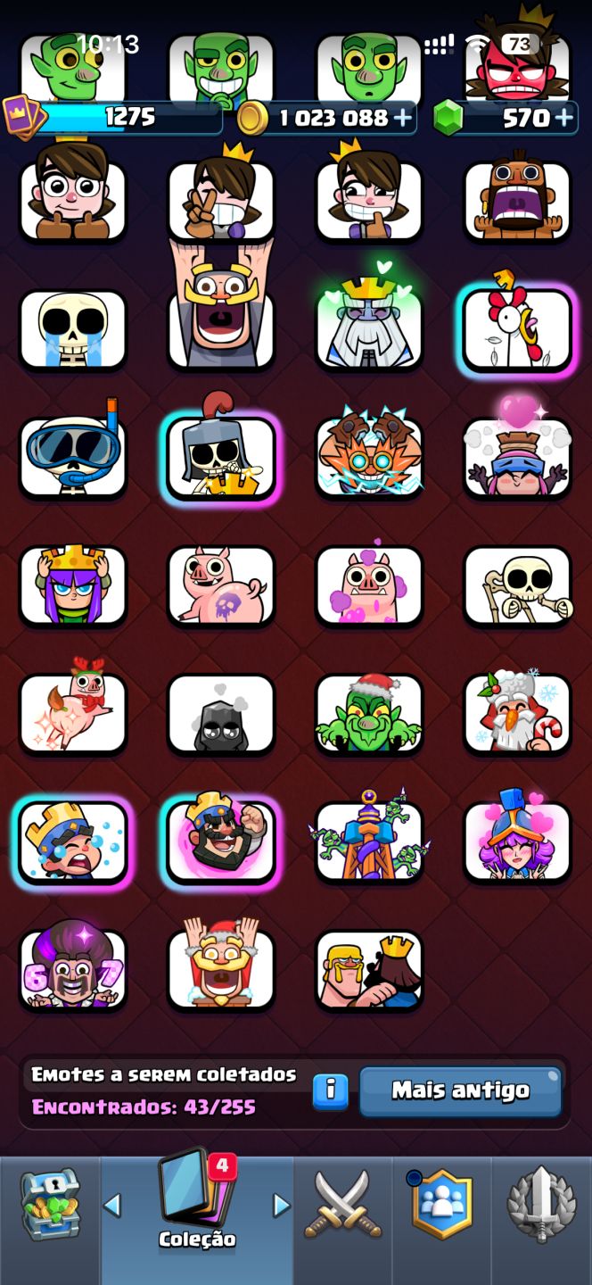Conta Clash Royale 10 anos (full acesso)