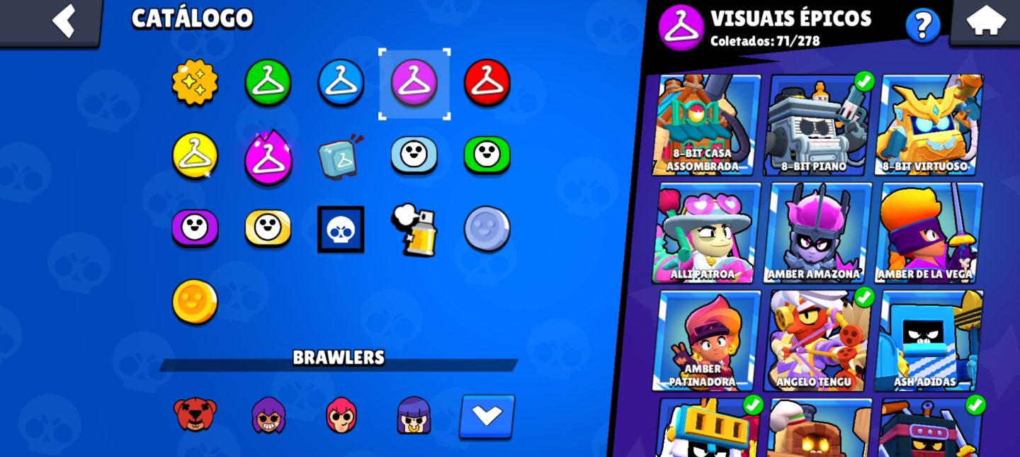 CONTA DE BRAWL STARS 38K DE TROFÉUS 93 BRAWLERS