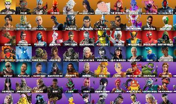 CONTA FORTNITE OG TRYHARD 187 SKINS| LARA CROFT|SKINS DE NARUTO||NEYMAR JR
