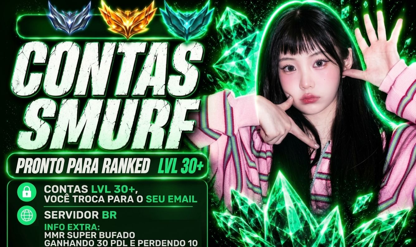 SMURFS MMR ALTO | FULL ACESSO | LVL 30+ SERVIDOR BR