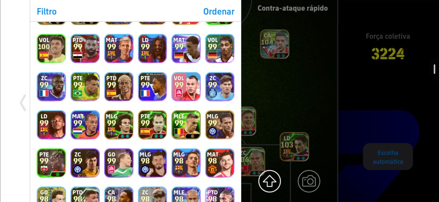 CONTA EFOOTBALL IOS ANDROID GULLIT ZOLA BLIZ BELLINGHAM