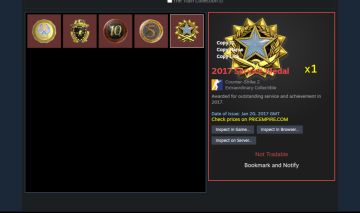 CONTA CS2 PRIME PREMIER READY COM MEDALHA ANTIGA E FULL DADOS DE REC