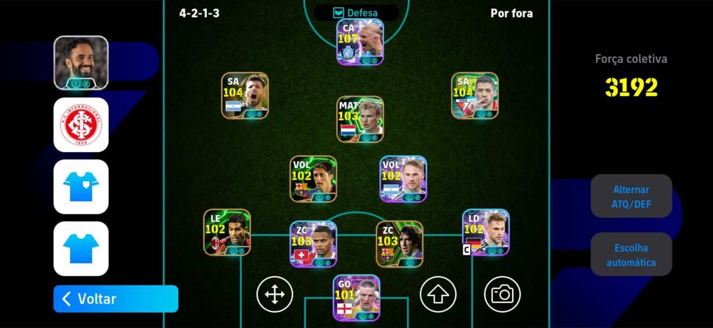 EFOOTBALL 3192 | HAALAND 107 | SUÁREZ 104 | AGÜERO 104 | BERGKAMP 103 | AMORIM
