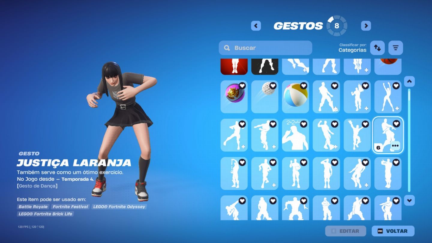 Conta fortnite com salve o mundo antigo, omega, lara croft etc