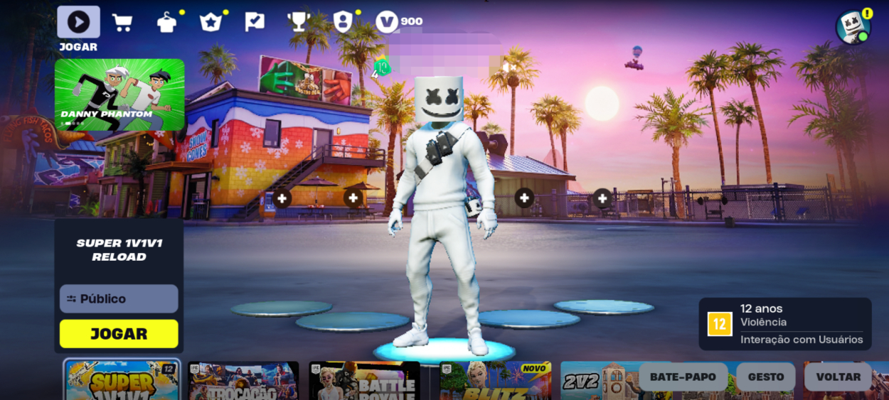 CONTA FORTNITE COM VBUCKS, NARUTO E MUITAS SKINS - [ENTREGA AUTOMÁTICA]