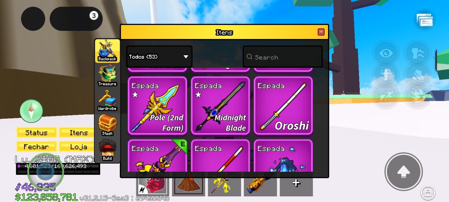 CONTA BLOX FRUITS INSANA PRO PVP! PREÇO A NEGOCIAR. SÓ VEM!